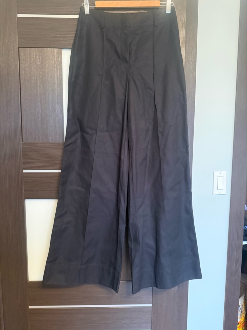 LOFT Black Wide-Leg Pants